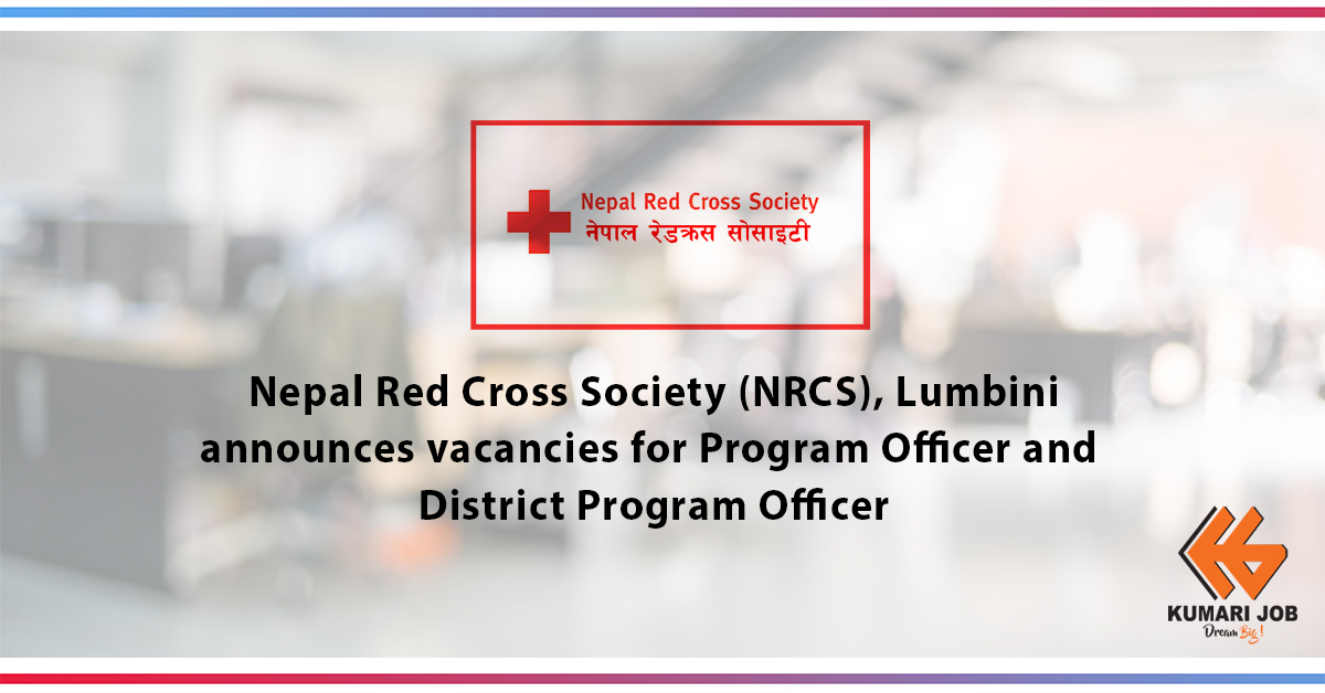 Nepal Red Cross Society (NRCS), Lumbini